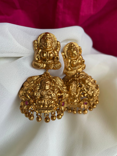 Jumbo Lakshmy temple Jhumkas