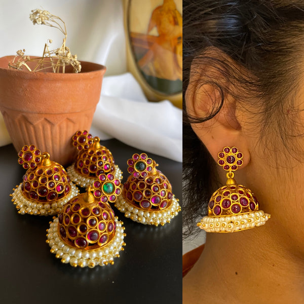 Vintage kemp jhumkas