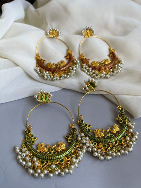 Enamel jumbo peacock Balis