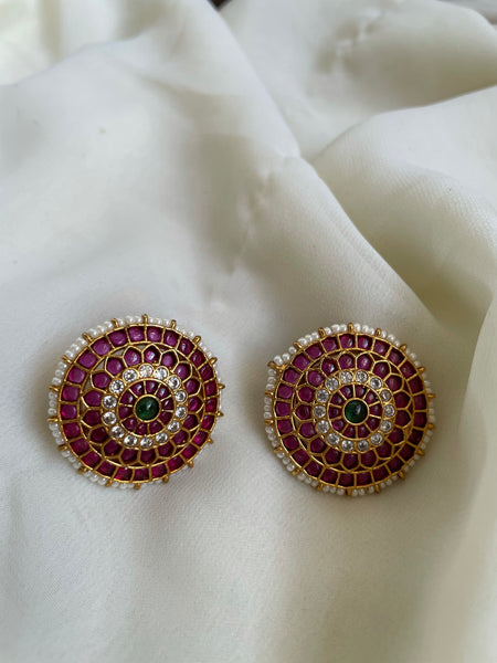 Kemp chakra studs and Jhumkas