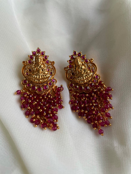Jumbo Lakshmi cluster bead studs