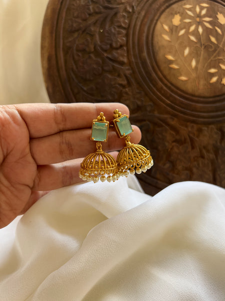 Budget cutwork Jhumkas