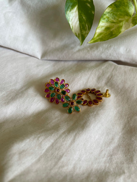 2 in 1 3D kemp flower studs