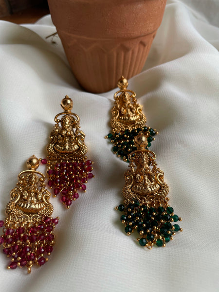 Lakshmi cluster drop studs