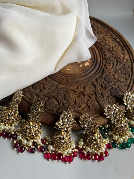 Polki look alike statement jhumkas