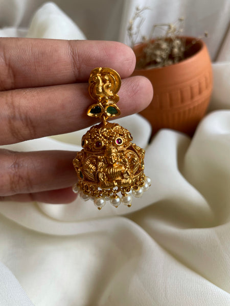 Lakshmi peacock jhumkas
