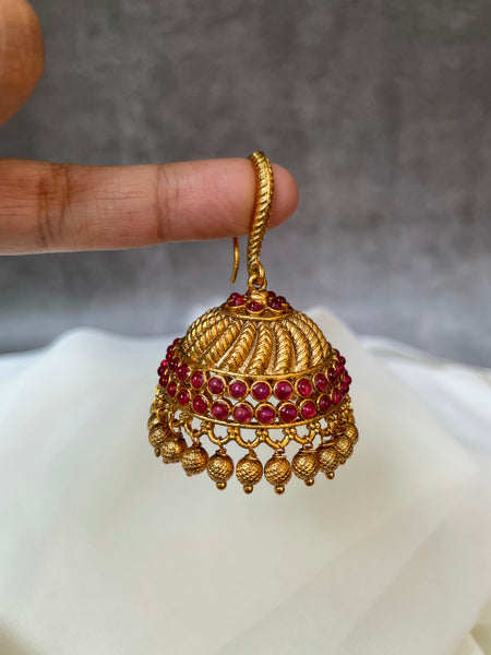 Jumbo kemp Hook jhumkas