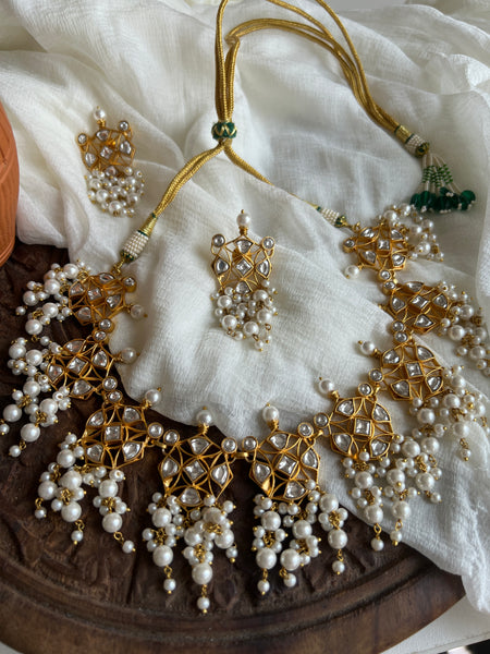 Parineeti kundan necklace with studs