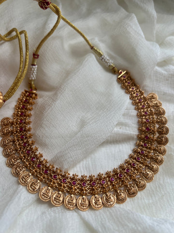 Kemp coin necklace with Jhumkas