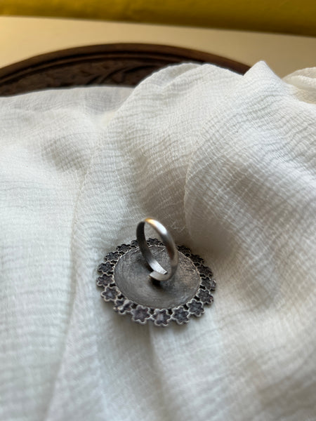 Antique chakra ring adjustable