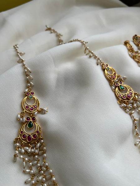 Guttapusalu layers haram with earrings