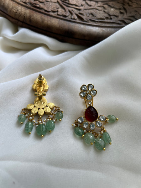 Kundan carved Chaandbalis