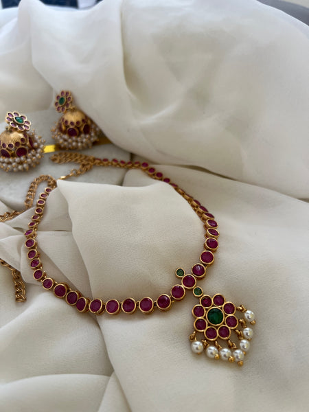 Original kemp vintage attigai with Jhumkas