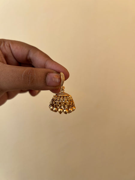 Antique Lakshmi hook Jhumkas