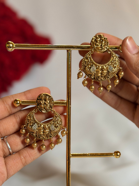 Mayura Lakshmi Antique Jhumka