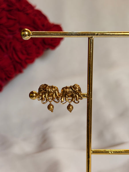 Gaja Lakshmi Antique Studs