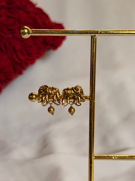 Gaja Lakshmi Antique Studs