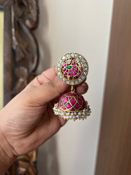 Kundan Annam vintage Jhumkas- pre book