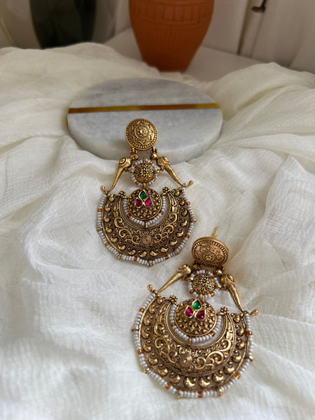 Kundan parrot Jumbo Chaandbalis