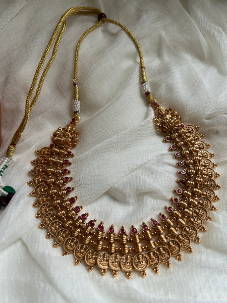 Kemp Lakshmi bridal necklace with jhumkas