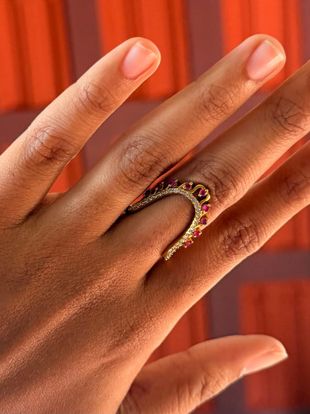 Mayura arch vaanki ring