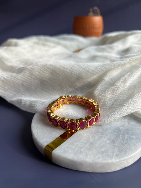 Oval Kemp kids bangle