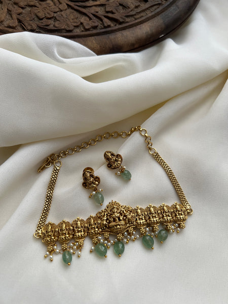 Kid friendly Lakshmi choker with earrings