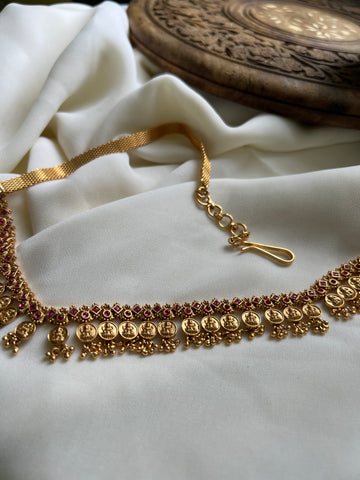 Lakshmi coin bridal hip chain