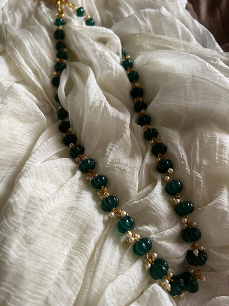 Pumpkin bead maala