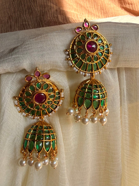 Vintage Kemp bridal Jhumkas