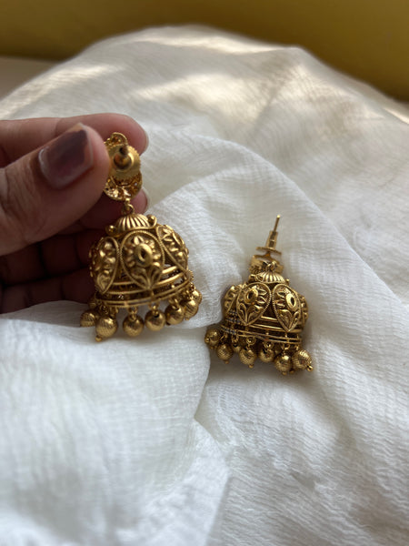 Antique designer jhumkas