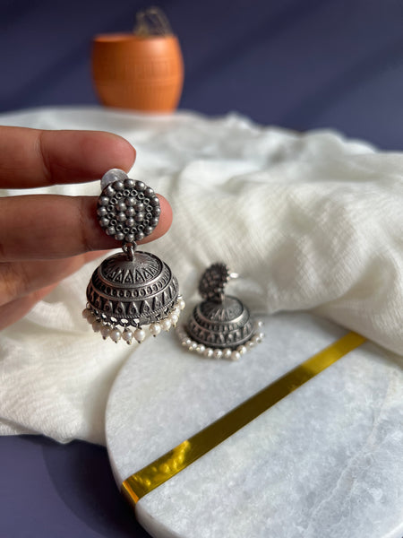 Chakra jhumkas