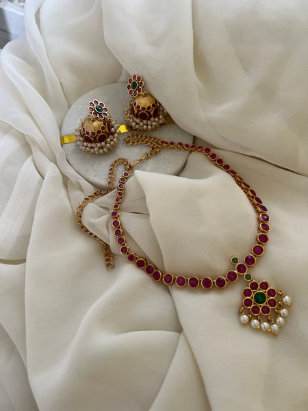 Original kemp vintage attigai with Jhumkas