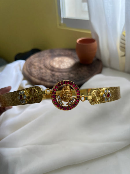 Kundan Nagas Lakshmi hip belt