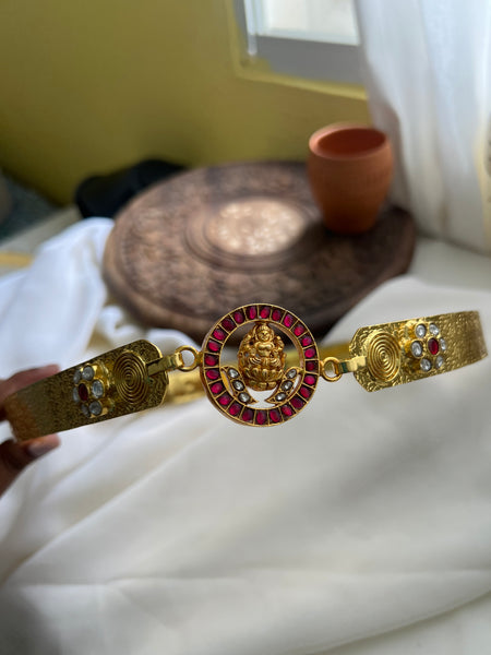 Kundan Nagas Lakshmi hip belt