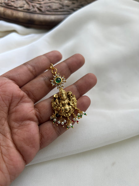Kid friendly Lakshmi emerald chutti