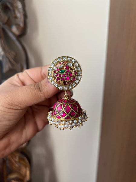 Kundan Annam vintage Jhumkas- pre book