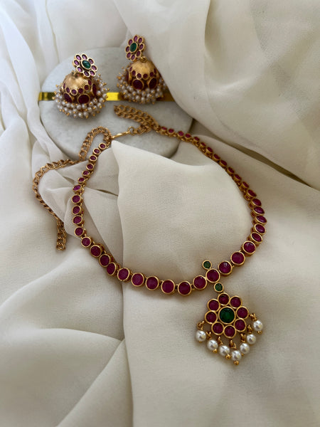 Original kemp vintage attigai with Jhumkas