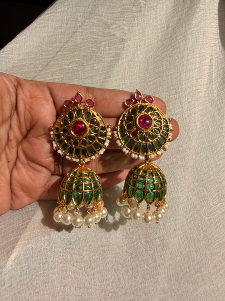 Vintage Kemp bridal Jhumkas