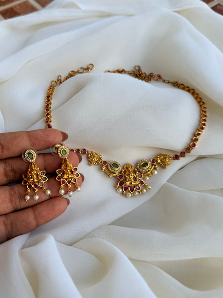 Kemp Lakshmi Necklace with studs