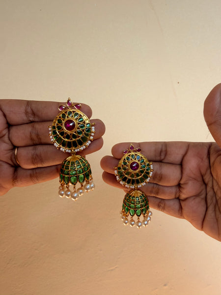 Vintage Kemp bridal Jhumkas