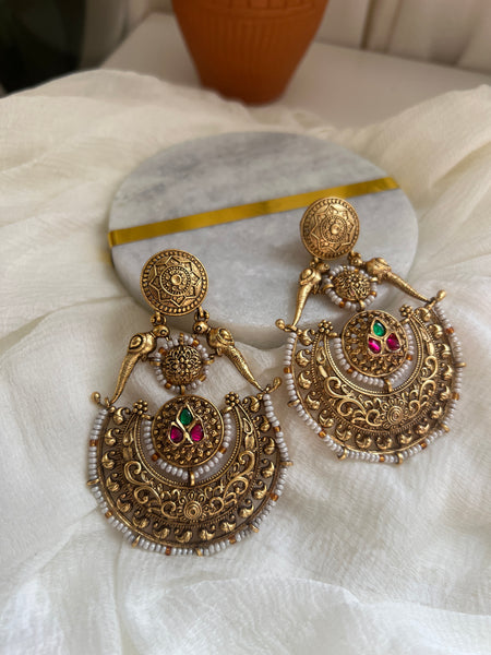 Kundan parrot Jumbo Chaandbalis