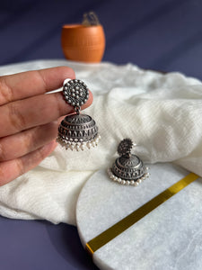 Chakra jhumkas