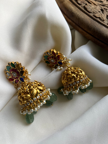 Navaratna Nagas jhumkas