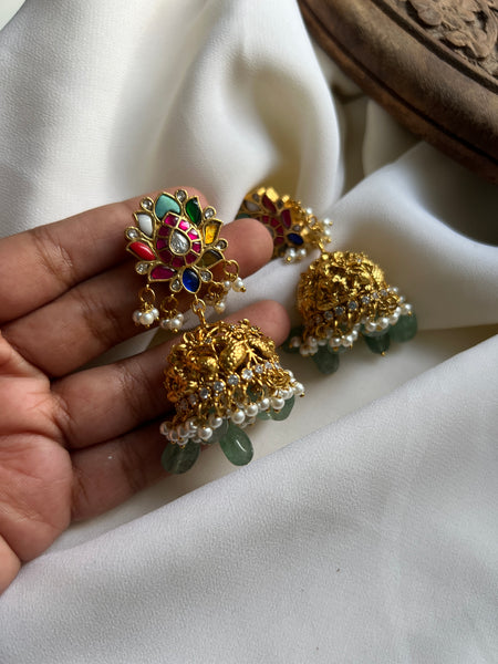 Navaratna Nagas jhumkas