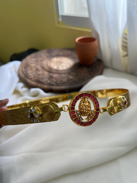 Kundan Nagas Lakshmi hip belt