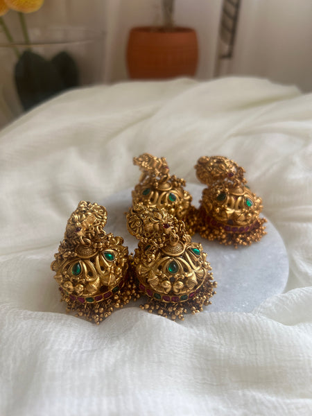 Lakshmi kemp intricate jhumkas