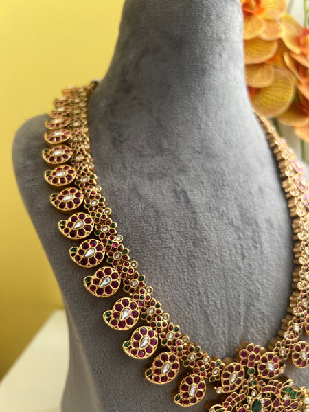 Kemp manga premium necklace with jhumkas