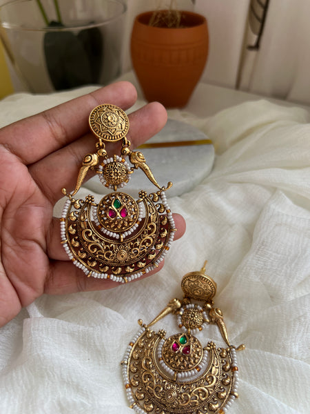 Kundan parrot Jumbo Chaandbalis