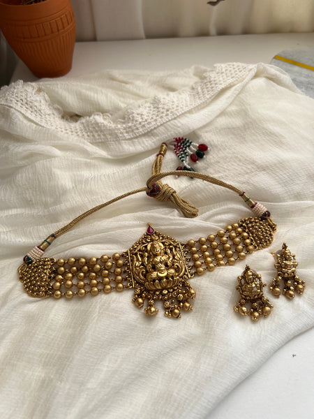 Nagas Lakshmi choker with studs
